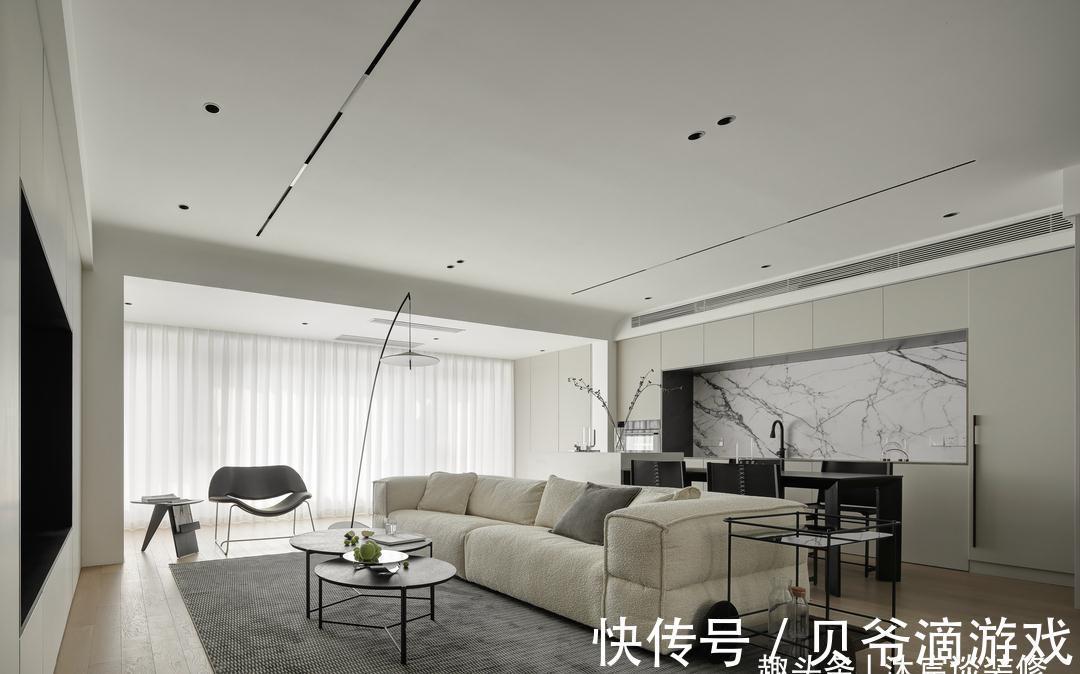 横厅|40岁哥哥买下一个横厅,坚持极简装修,全屋简洁大气,太高级了