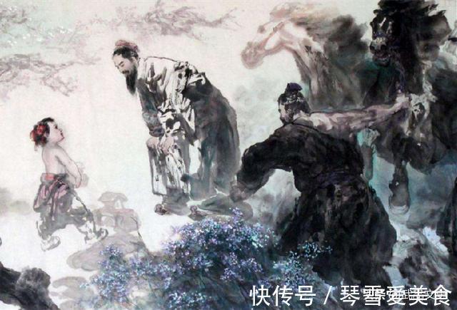 马车#孔子问一7岁小孩:天上的星星有几个?小孩回答后,孔子拜其为师