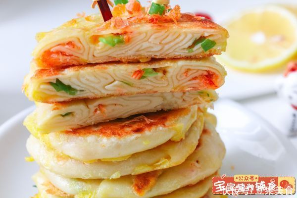 葱油饼|这道脆虾葱油饼一上桌，我的筷子就没停过