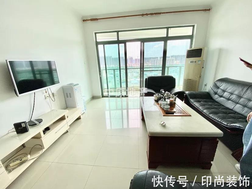 厨房|黄石印尚装饰 ▏爆改98㎡老房,厨房连推两堵墙,客厅是全小区最美的!