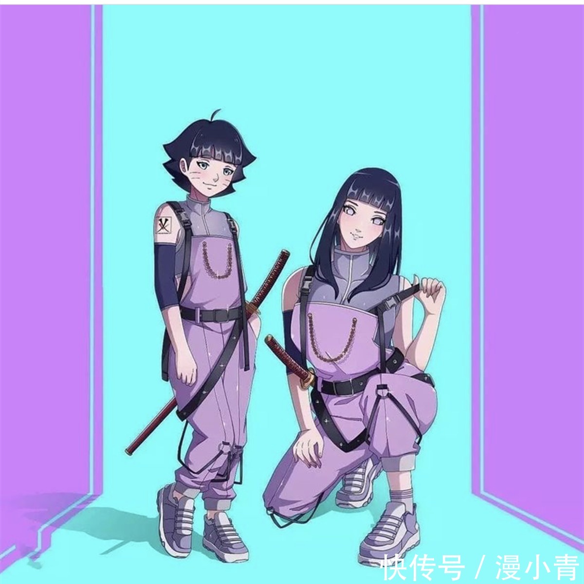 吊车尾|当《火影忍者》中的人物都穿上了潮牌服装，可能颜值要重新排序了