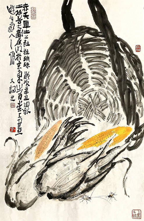 美术&赤天凌风 厚土铸魂——浅评画家刘保收（乙鸣）花鸟画