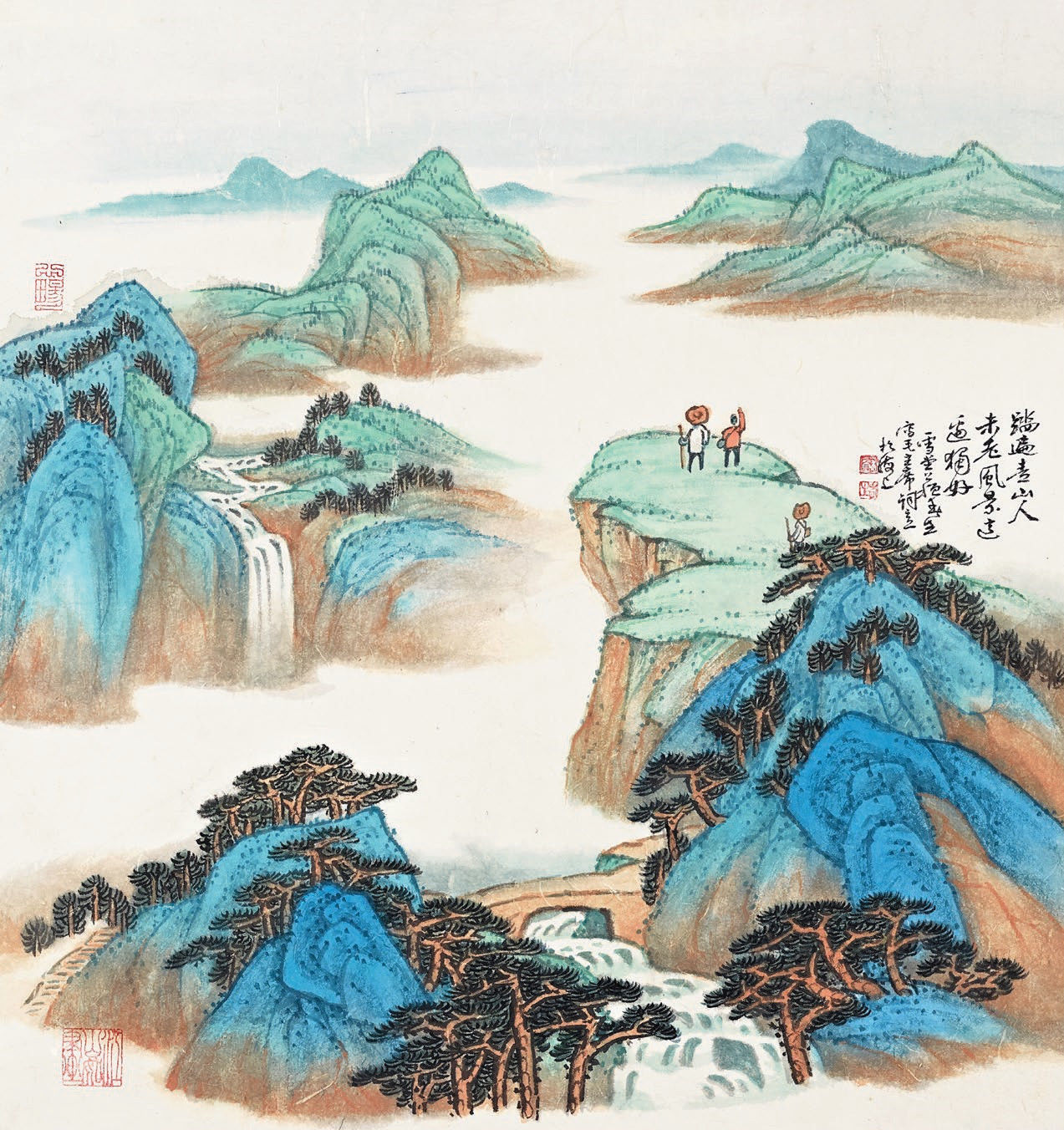 海派#用作品诠释海派文化新理念,任伯年艺术研究会首届书画创作大展登陆上图