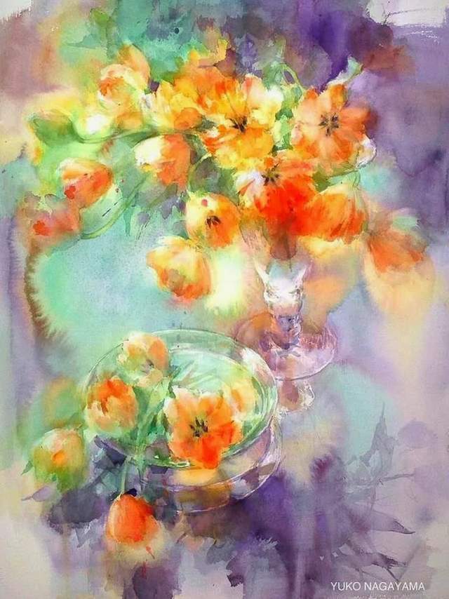 永山裕子|[第七届庐山水彩节邀请嘉宾]永山裕子艺术作品展