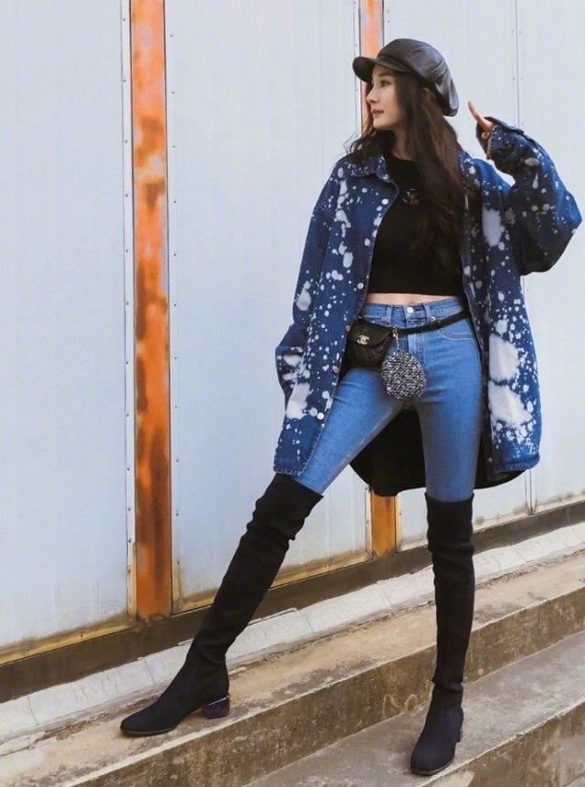 裤子|冬季显瘦有方法,“裤子藏到靴子”里更显瘦,时髦又好看