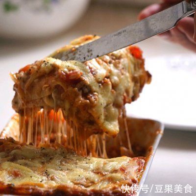白蘑菇|超下饭的意式肉酱千层面，一学就会