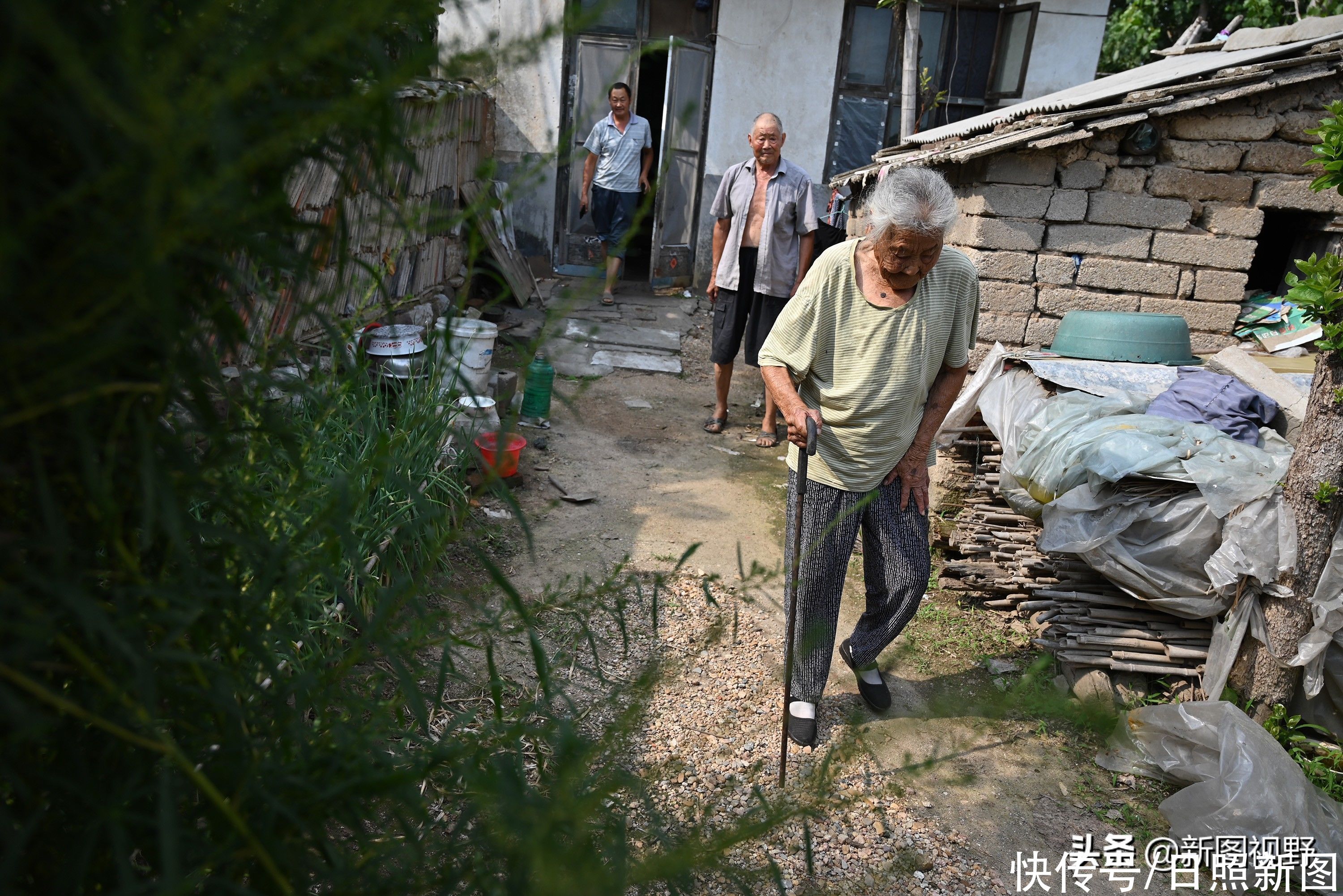 奶奶|100岁老人，每天都吃鸡蛋和大蒜，最爱逛街遛弯，长寿经验很简单