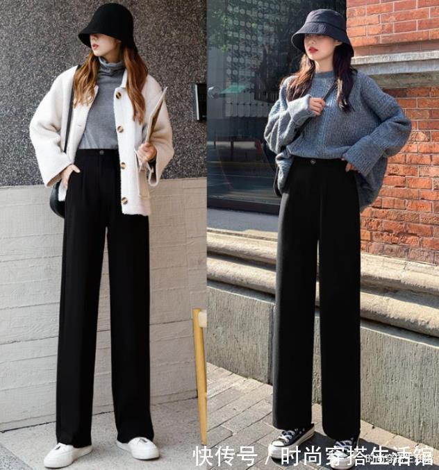 小个子 为什么你穿阔腿裤就是“矮胖圆”?那是你不会搭!这4个细节要懂