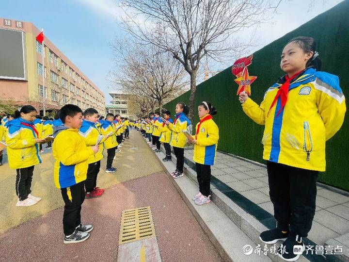 莒县第一实验小学举行新学期古诗考级