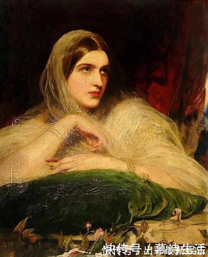 詹姆斯#英国艺术家詹姆斯·桑特人体油画中的美人,珠圆玉润,风情万种