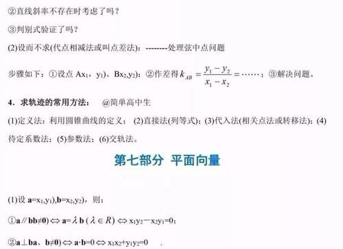 高中数学3年各模块知识点汇编，基础一般的学生必看！