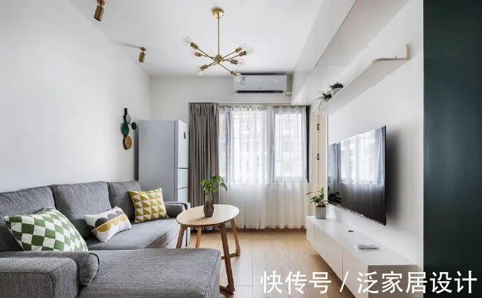 通透|48平米超小户型,既有两居室,还通透不拥挤,厨房设计更是亮眼