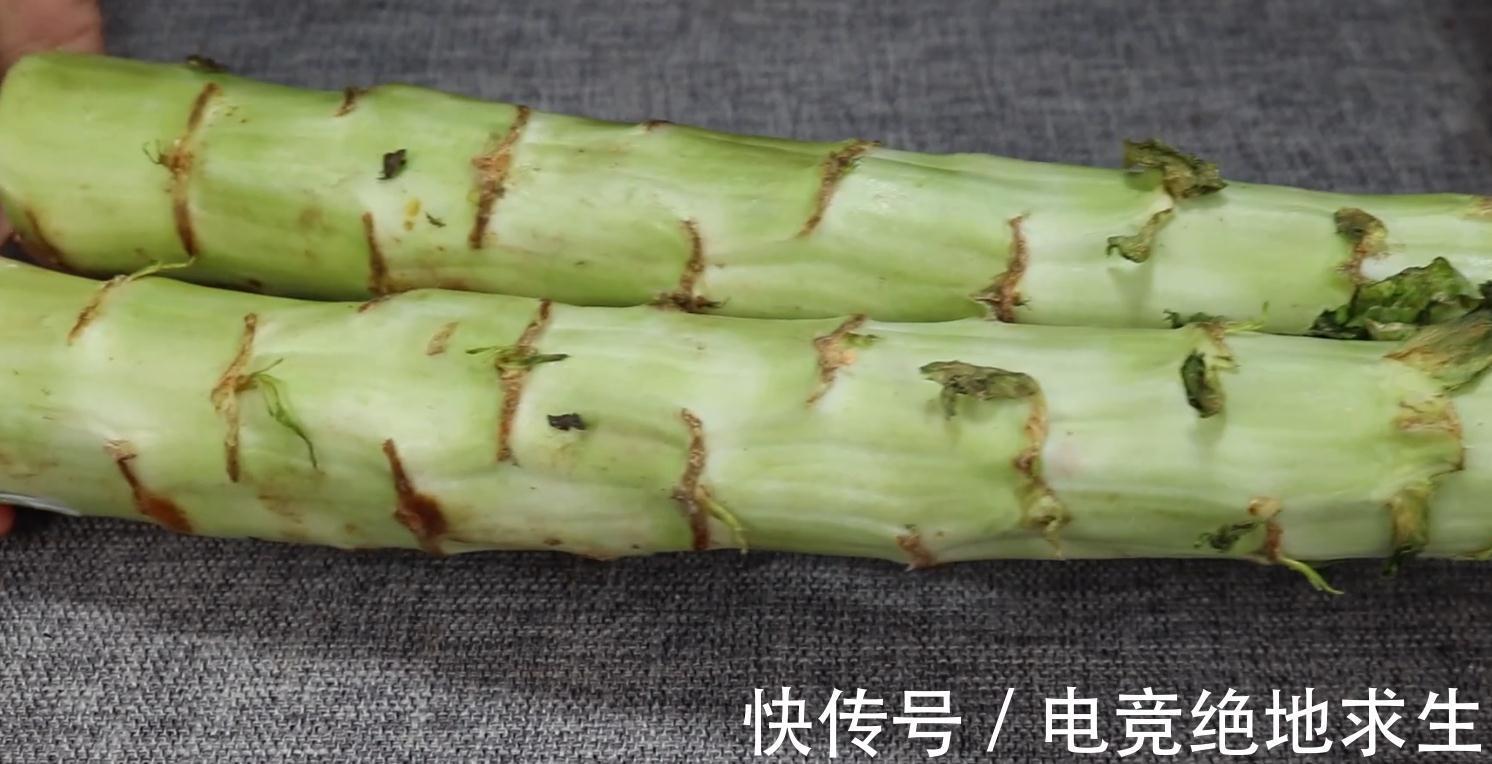 莴笋上锅蒸一蒸，想不到这么好吃，让你宁愿不吃肉，太意外了