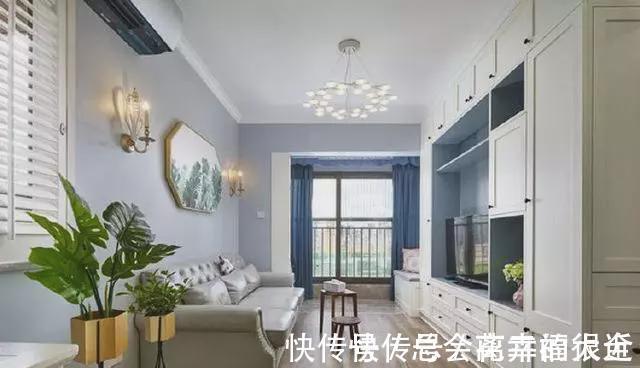 柜子|70平米小户型,全屋简洁清爽又雅致,到处都打满了柜子,储物超强