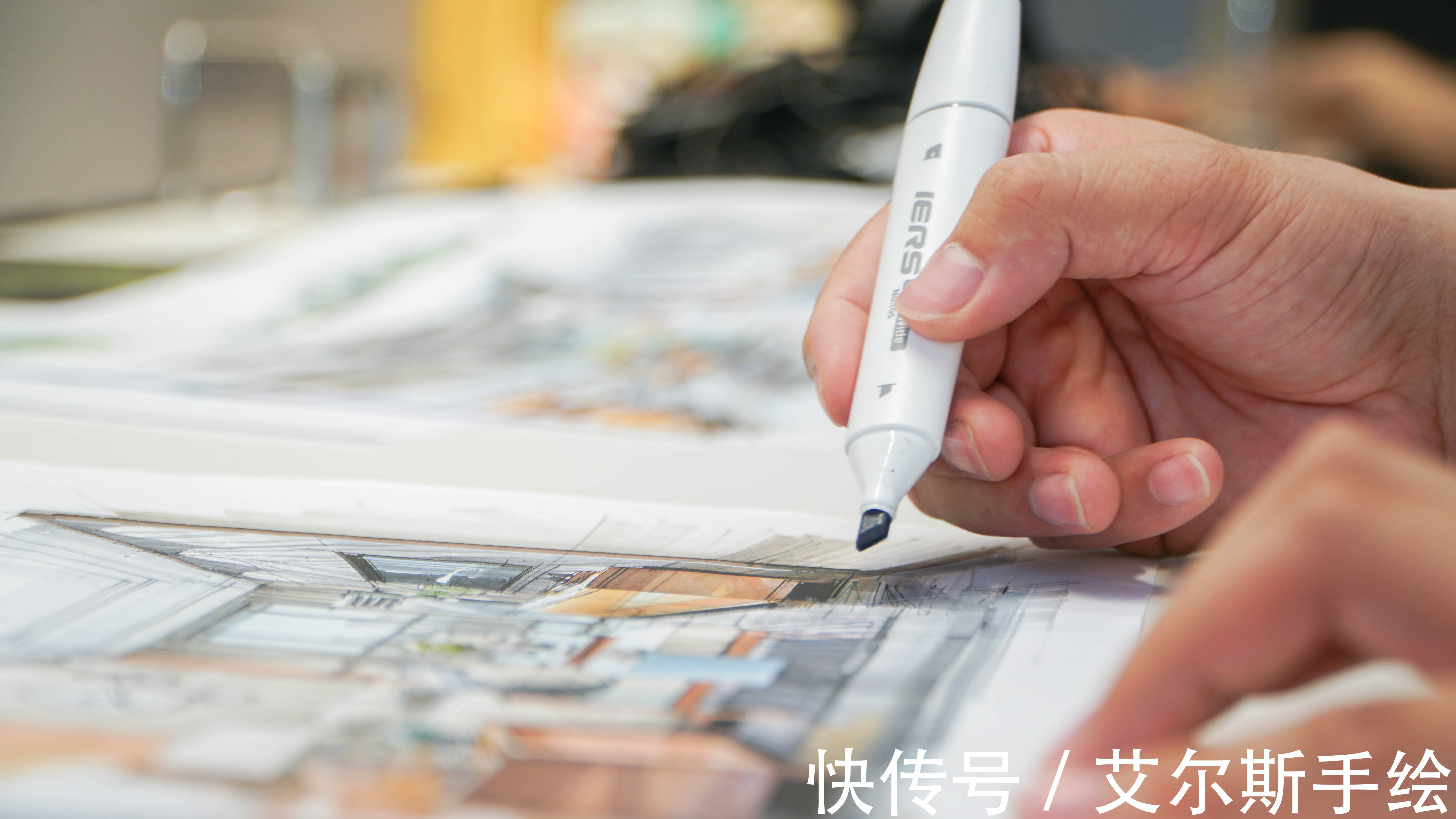 笔画|【手绘经验分享】如何用马克笔画出有灵魂的画作呢?