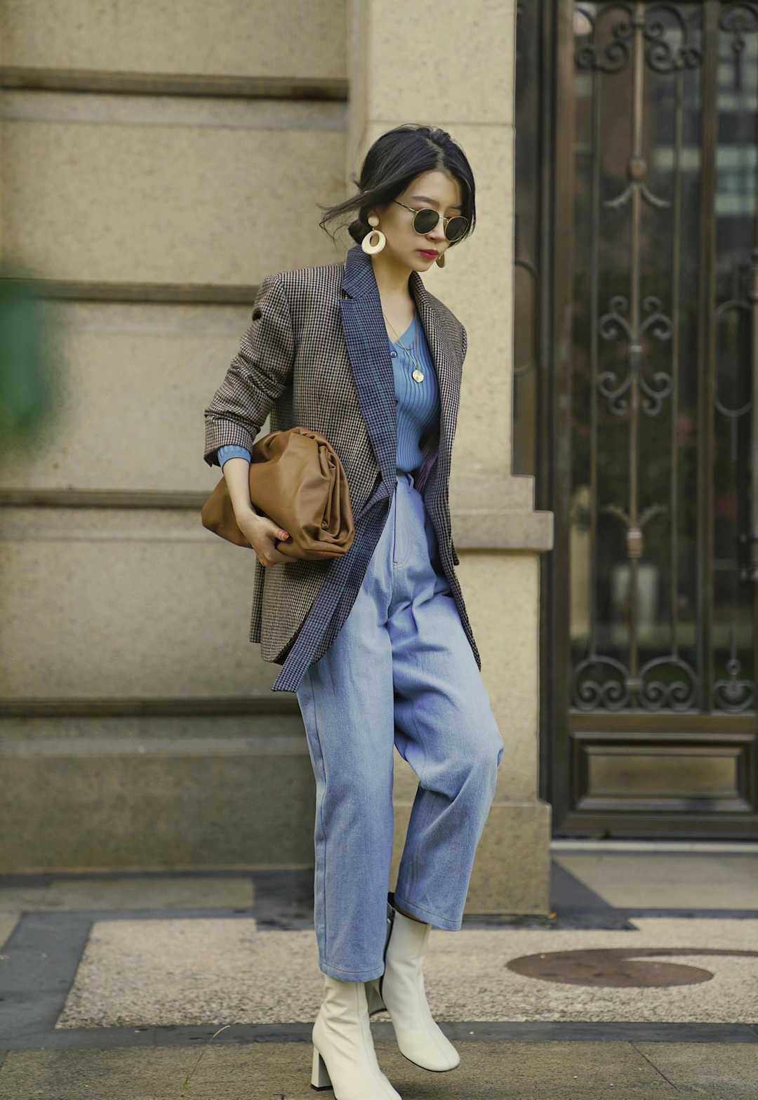 搭配|上班族怎么穿暖和又显瘦?试试这几套西装穿搭技巧,优雅又气质