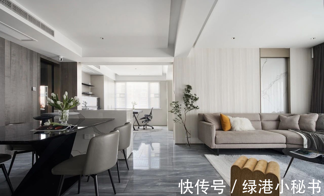 木饰面|装修案例欣赏:细节的刻画!令人惊艳的现代感室内装修!