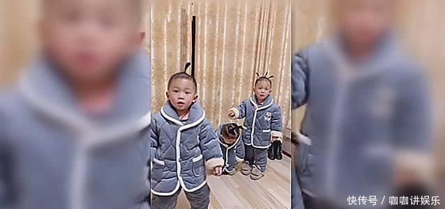 妈妈|妈妈想要个小棉袄,就把三胞胎儿子打扮成了这个样子,看后不许笑