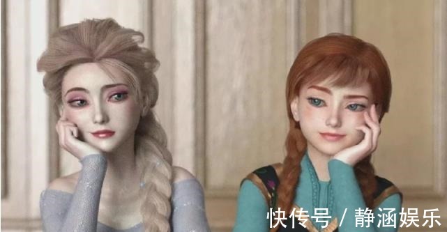 真人|冰雪奇缘2：本以为是真人COS，没想到竟是3D建模？容貌逼真画质感人！