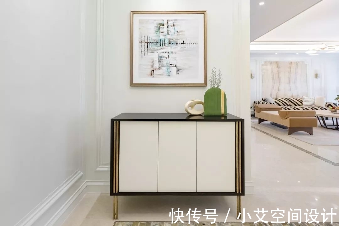 精装|270㎡精装房软装设计,简洁、纯美的温馨轻法式风