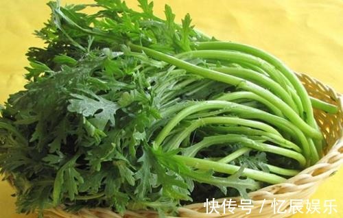 茼蒿菜|心火旺的人,可多吃此菜,清热降火,止咳化痰,增强抵抗力
