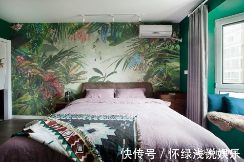 背景墙|混搭风格三居,儿童房和客厅相互呼应,一家人在一起的幸福!