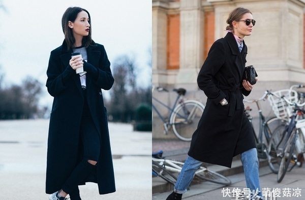 时尚|冬季基础款黑色大衣如何穿出大牌感?明星和时尚达人给你穿搭示范