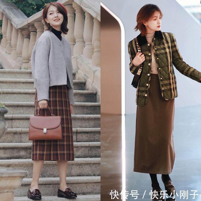 降温 降温后不一定要只穿长裤,瞧瞧下面达人的搭配,更加时髦好看