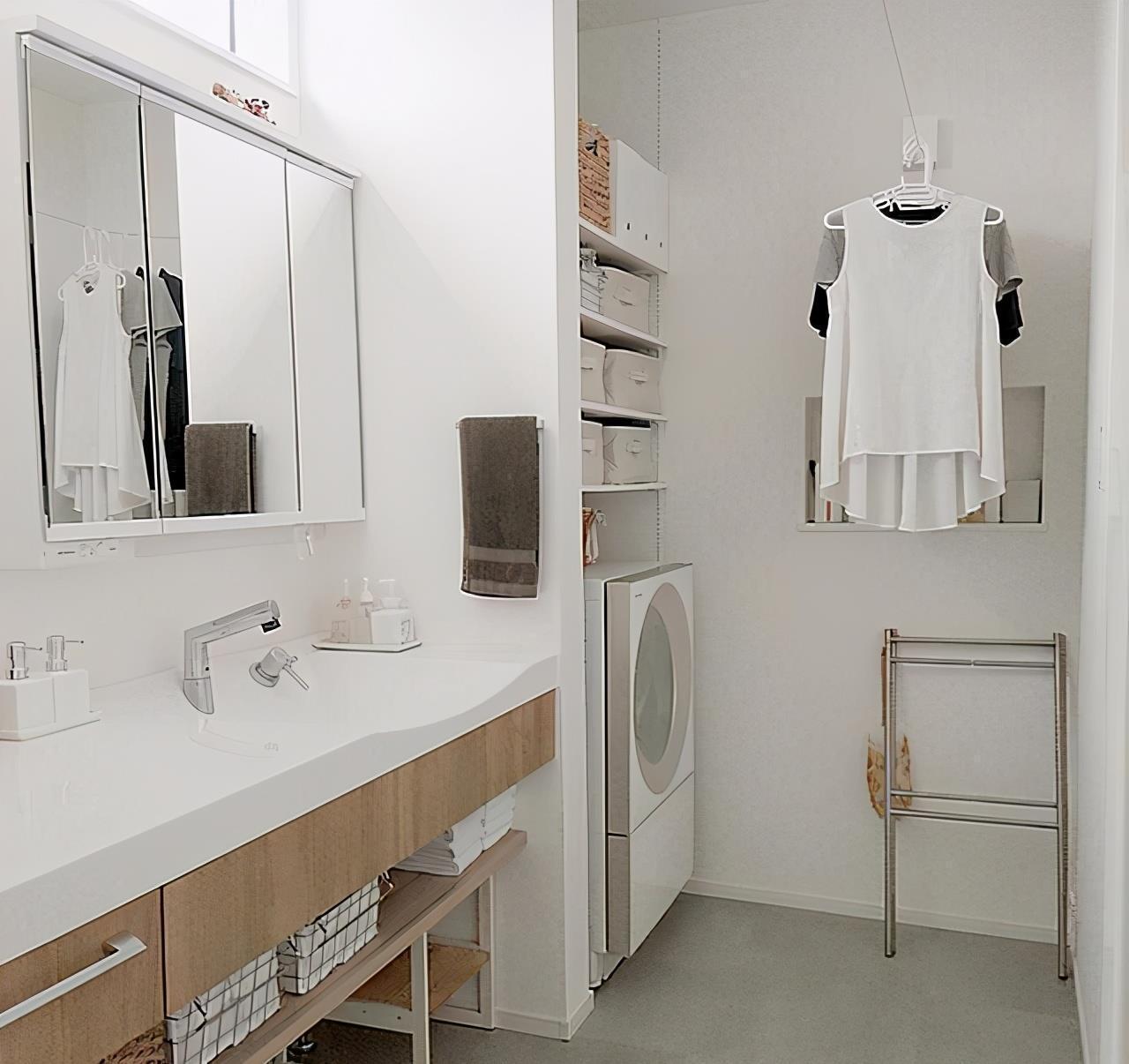 玄关|等我换房，卫生间再也不装洗手台了，学别人这样设计，太聪明了