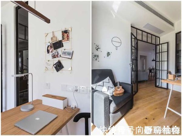 书房|他120㎡家，一进门玄关就把我吸引，全屋空间极致利用，真的很巧妙