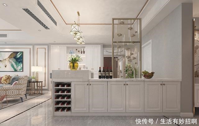 玄关|123平米现代轻奢风格，这应该是所有女性都喜欢的装修了！