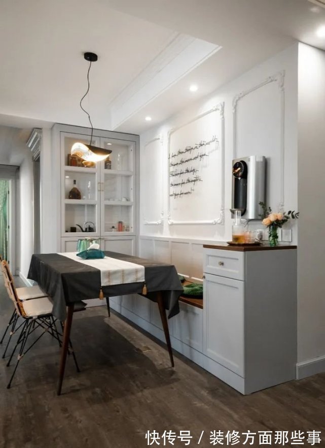 三居室|118㎡优雅美式三居室,高颜值隔断强势入镜!