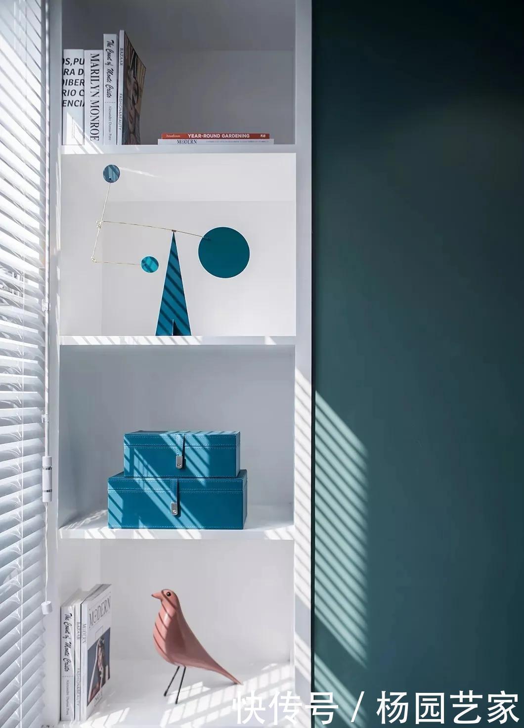 齐家栗子|89㎡现代轻奢风格新房装修,粉+蓝拼色背景墙惊艳!