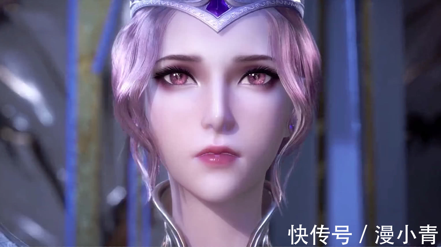 比比东|《斗罗大陆》波赛西登场，婴儿肥加假睫毛，还得再调整