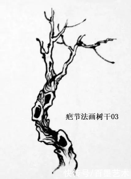  树干|「国画教程」树干的两种画法