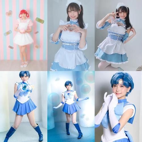 coser|裤袜美少女あまつまりな三次元活动频繁，网友们非常支持她出写真！