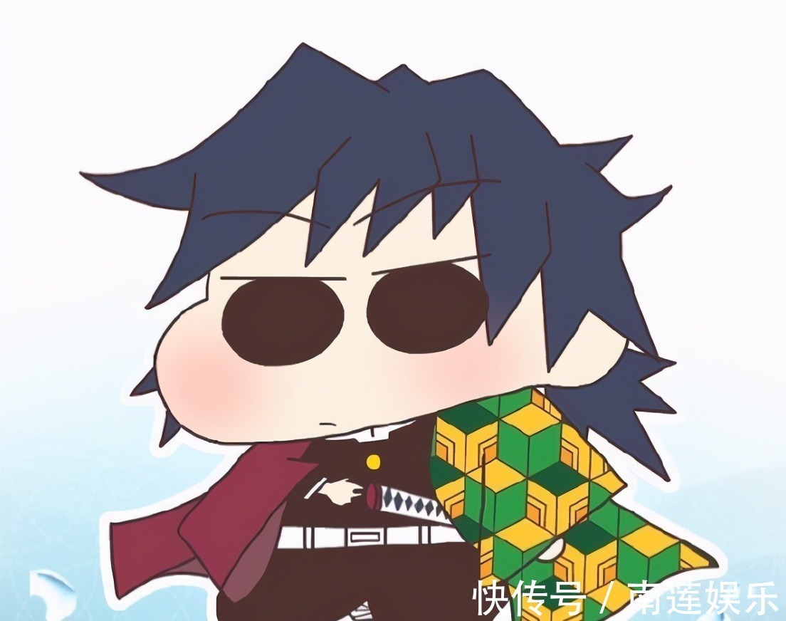 鬼灭之刃|鬼灭之刃,九柱全员小新化,风柱变身精神小伙,岩柱形象与众不同