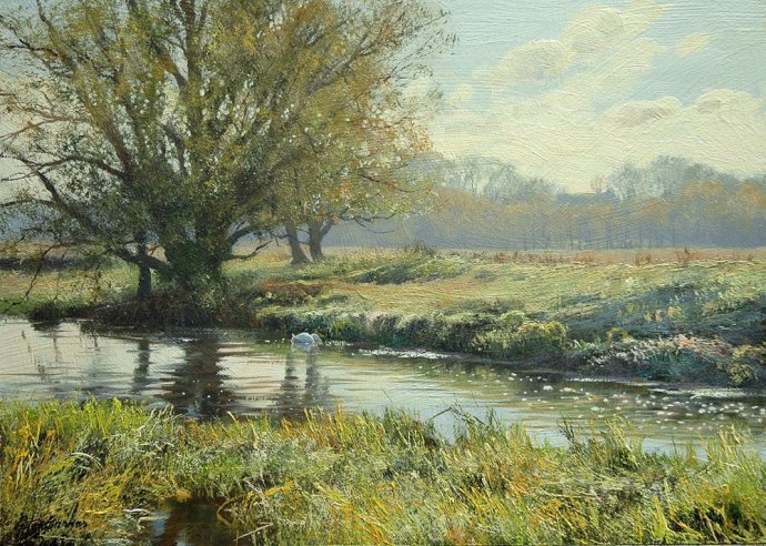 Peter#英国Peter Barker油画风景(二)