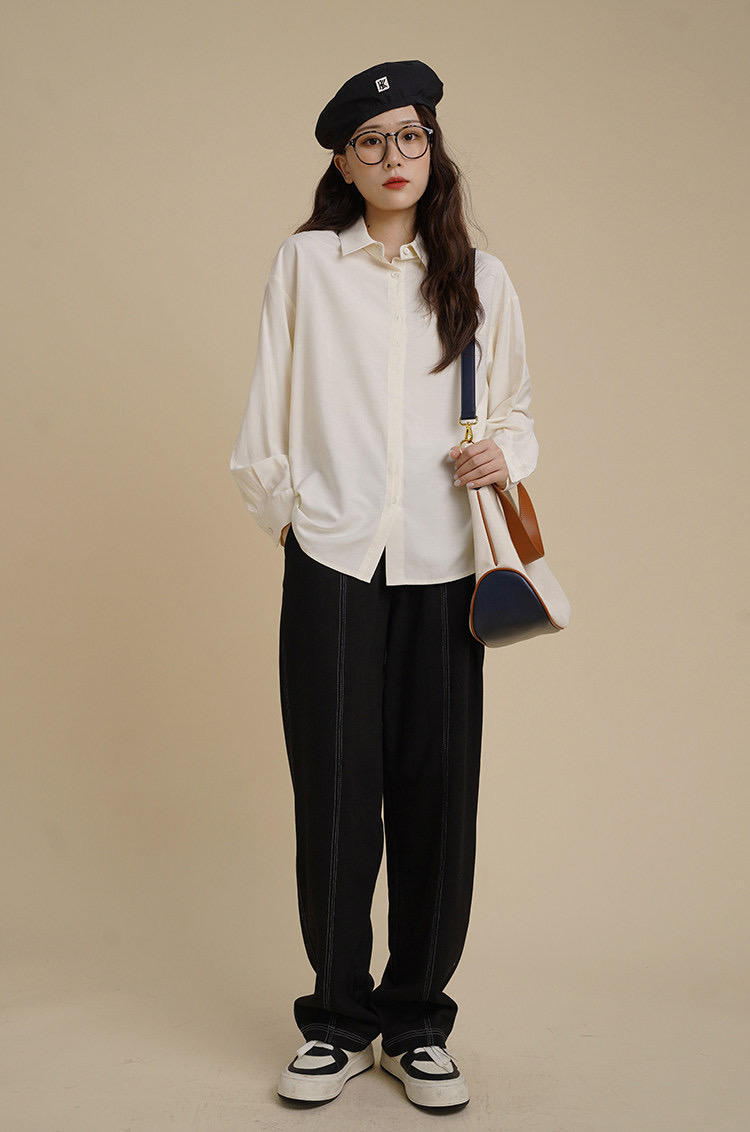 马甲|这些才是“衬衫”的高级穿法,蓝色衬衫配马甲文艺休闲,舒适随性