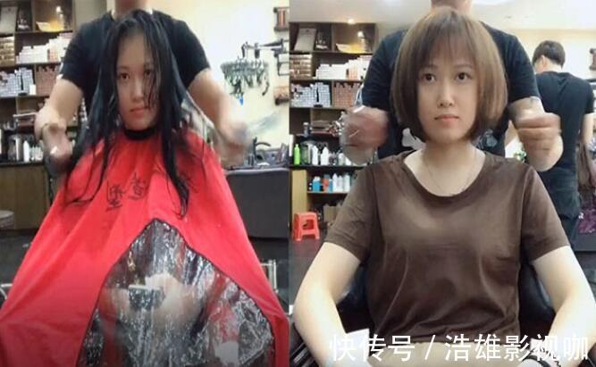 案例|35岁女人剪发后减龄又可爱，3个案例知道，减龄瘦脸还是短发好