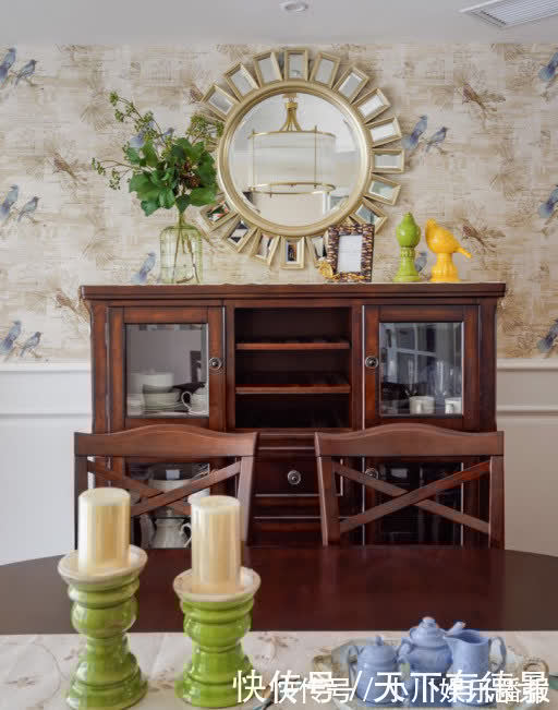 中式|170平新房,进门就被玄关迷住了,中式装修很大气,邻居约饭请教