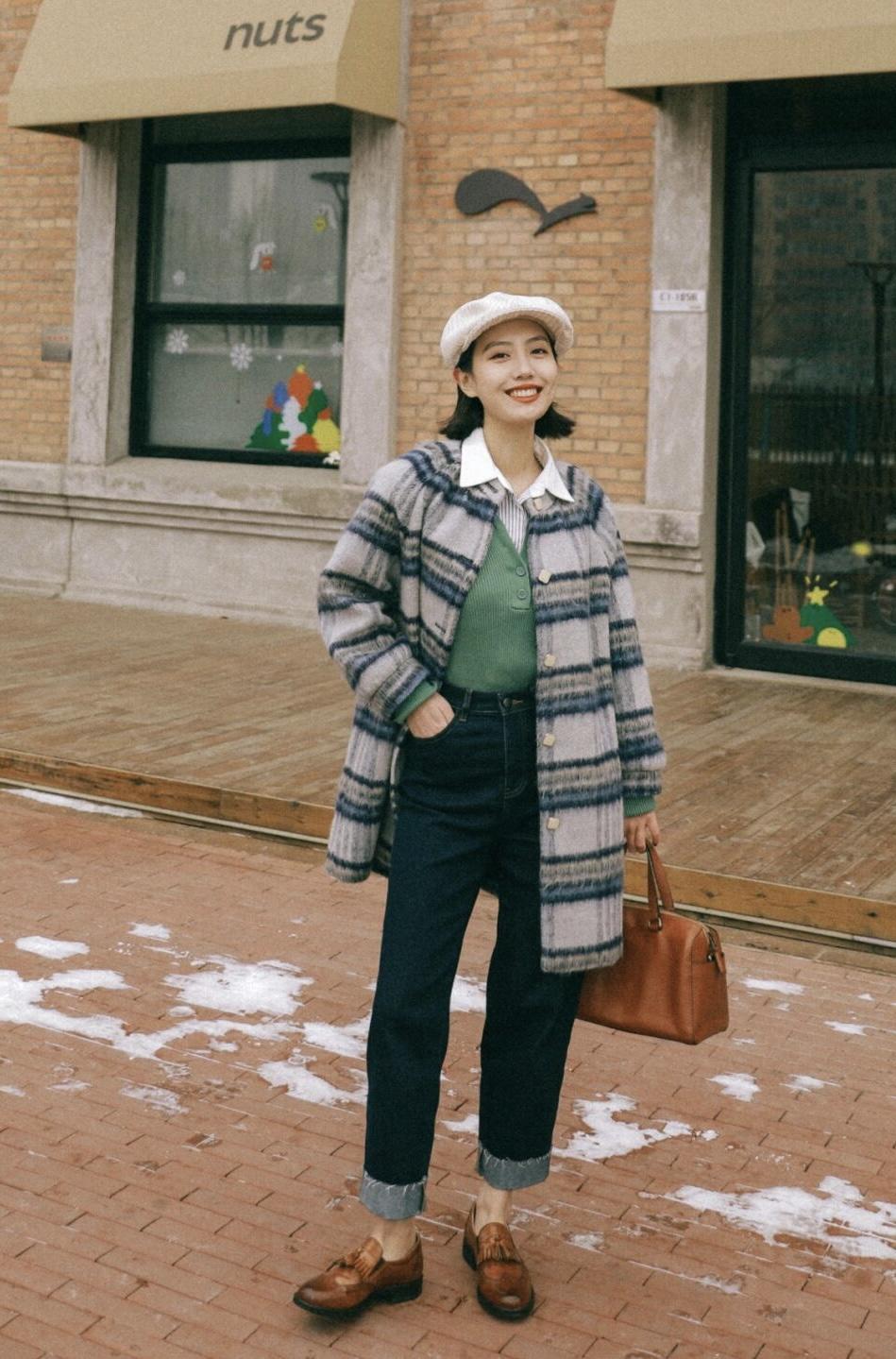 灰色调 这才是大衣的正确打开方式,chic优雅又高级,潮人必备