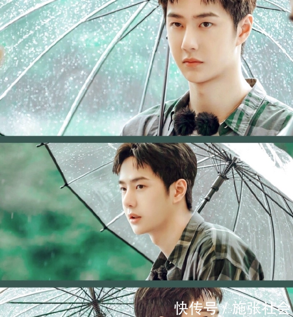 面對清澈的溪流，王一博把“無心做菜，只想下水”寫在了臉上