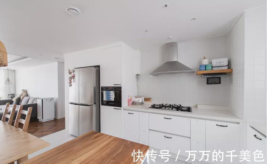 矮墙|典型的韩国年轻人的“网红婚房”设计,126㎡不是豪装,胜在耐看