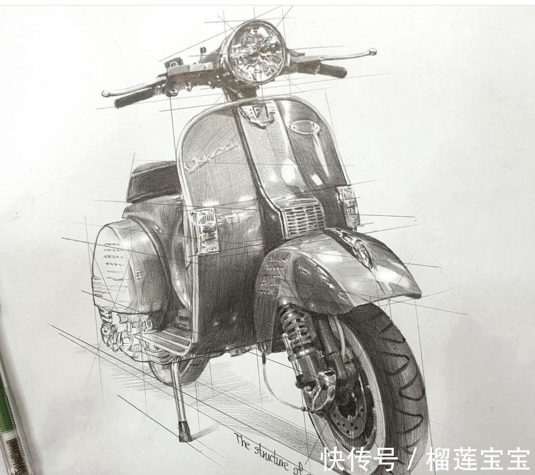 辅助线$为什么素描要这么画?0基础用辅助线,老师们直接画,涨知识了