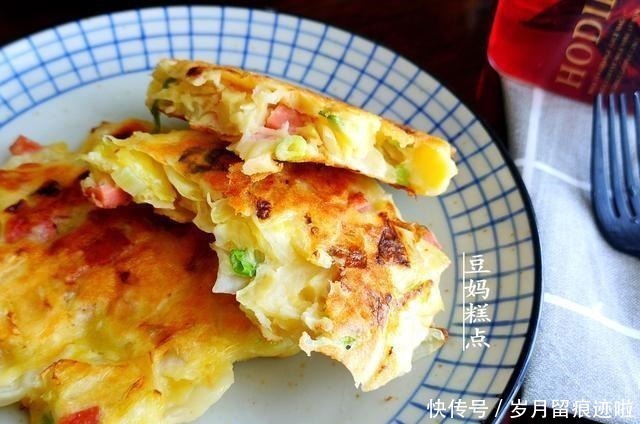 早餐饼|绿豆泡一夜，教你10分钟做成早餐饼，又香又有营养