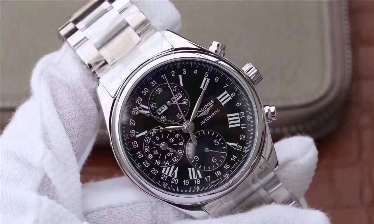 表冠|3M厂浪琴名匠（八针月相）真假对比评测及调校使用方法