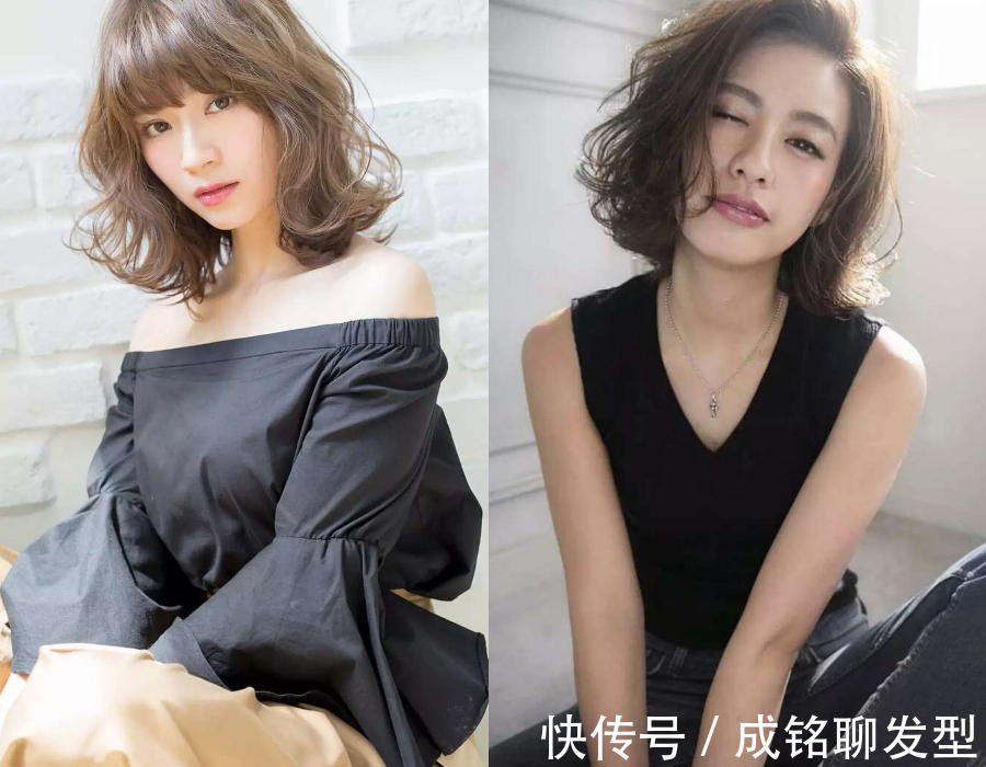 烫发发型 40岁到45岁的烫发发型,时尚减龄洋气好打理,选这八款就足够了