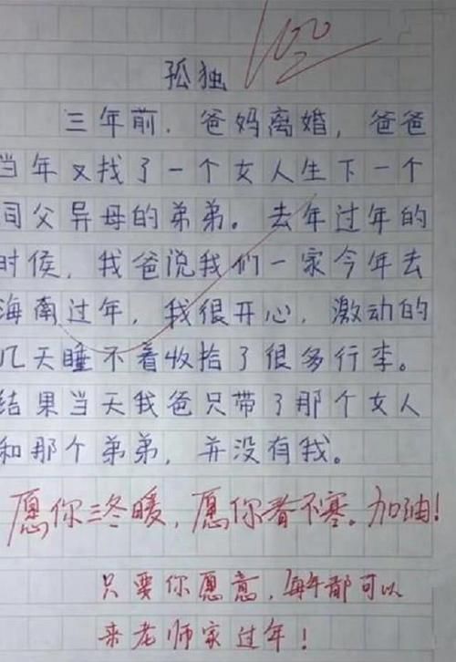 小学生作文《我的理想》获100分，老师一句神点评走红小心你同桌