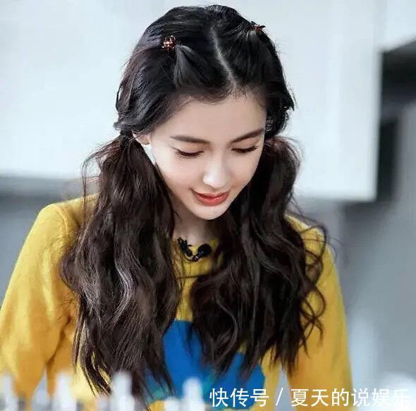 羊毛卷|羊毛卷显头大?半扎起来就好了,俏皮甜美又有韵味,很美